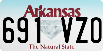 AR license plate 691VZO
