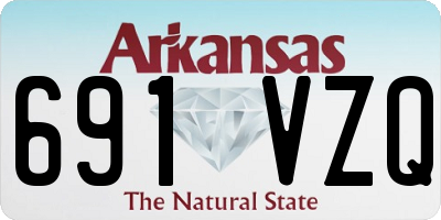AR license plate 691VZQ