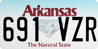 AR license plate 691VZR