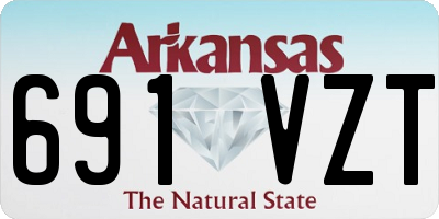 AR license plate 691VZT