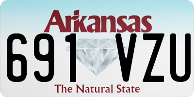 AR license plate 691VZU