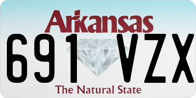 AR license plate 691VZX