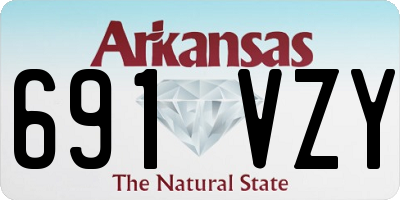 AR license plate 691VZY