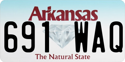 AR license plate 691WAQ