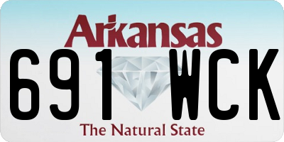 AR license plate 691WCK