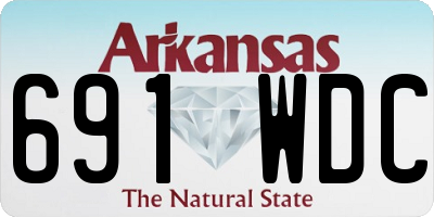 AR license plate 691WDC
