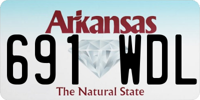 AR license plate 691WDL
