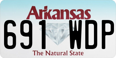 AR license plate 691WDP