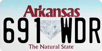 AR license plate 691WDR