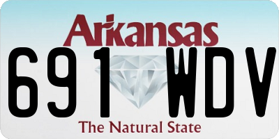 AR license plate 691WDV