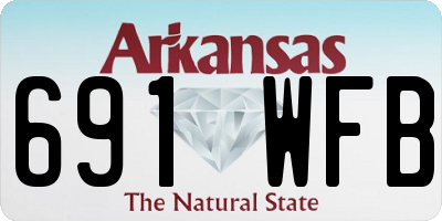 AR license plate 691WFB