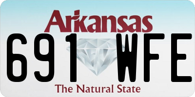AR license plate 691WFE