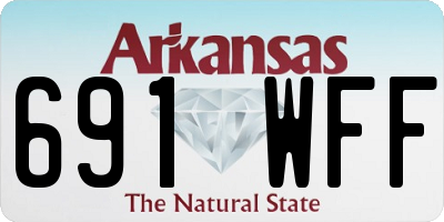AR license plate 691WFF