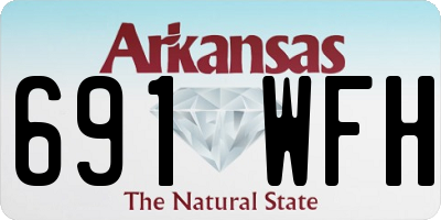AR license plate 691WFH