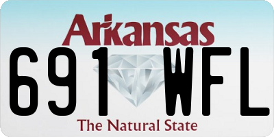 AR license plate 691WFL