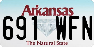 AR license plate 691WFN