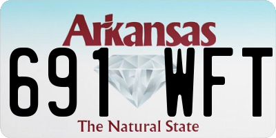 AR license plate 691WFT