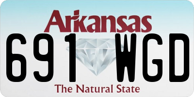 AR license plate 691WGD