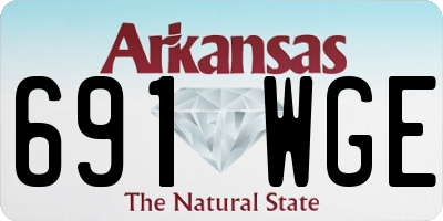 AR license plate 691WGE