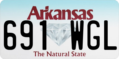 AR license plate 691WGL