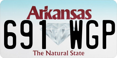 AR license plate 691WGP