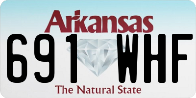 AR license plate 691WHF
