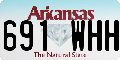 AR license plate 691WHH