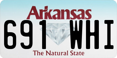 AR license plate 691WHI