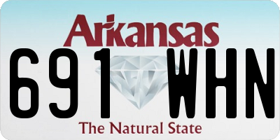 AR license plate 691WHN