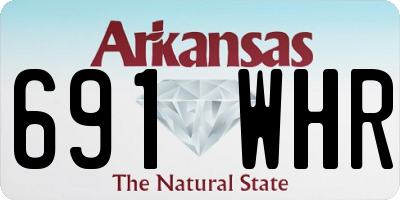 AR license plate 691WHR