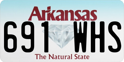 AR license plate 691WHS