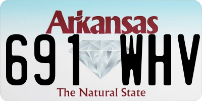 AR license plate 691WHV