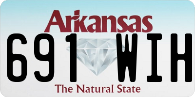 AR license plate 691WIH