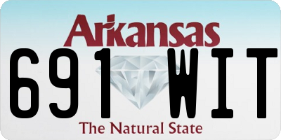 AR license plate 691WIT