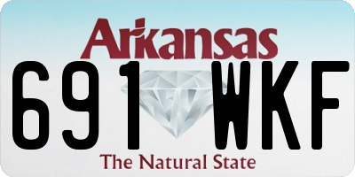 AR license plate 691WKF