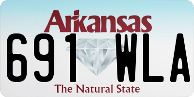 AR license plate 691WLA