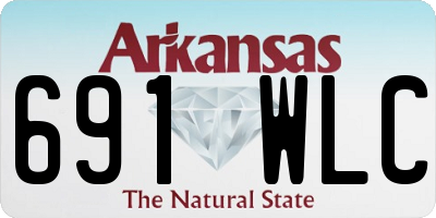 AR license plate 691WLC