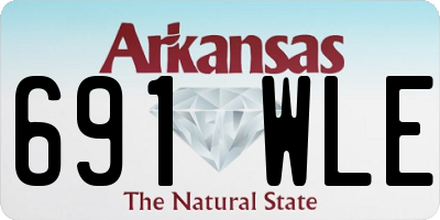 AR license plate 691WLE