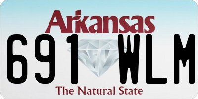 AR license plate 691WLM