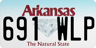 AR license plate 691WLP