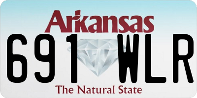 AR license plate 691WLR