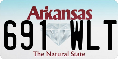 AR license plate 691WLT