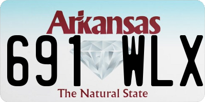 AR license plate 691WLX