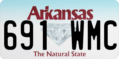 AR license plate 691WMC