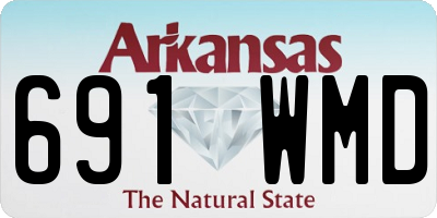 AR license plate 691WMD