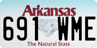 AR license plate 691WME