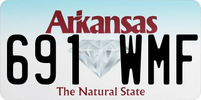 AR license plate 691WMF