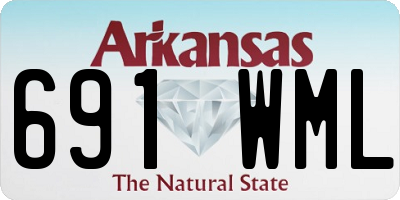 AR license plate 691WML