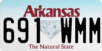 AR license plate 691WMM