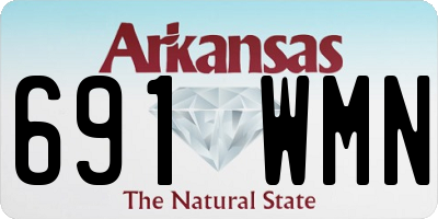 AR license plate 691WMN